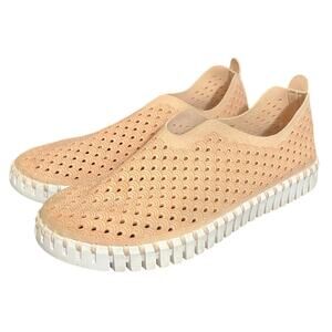 Ilse Jacobsen Tulip Slip-On Sneaker in Adobe Rose Pink Womens Size 39 US 8.5
